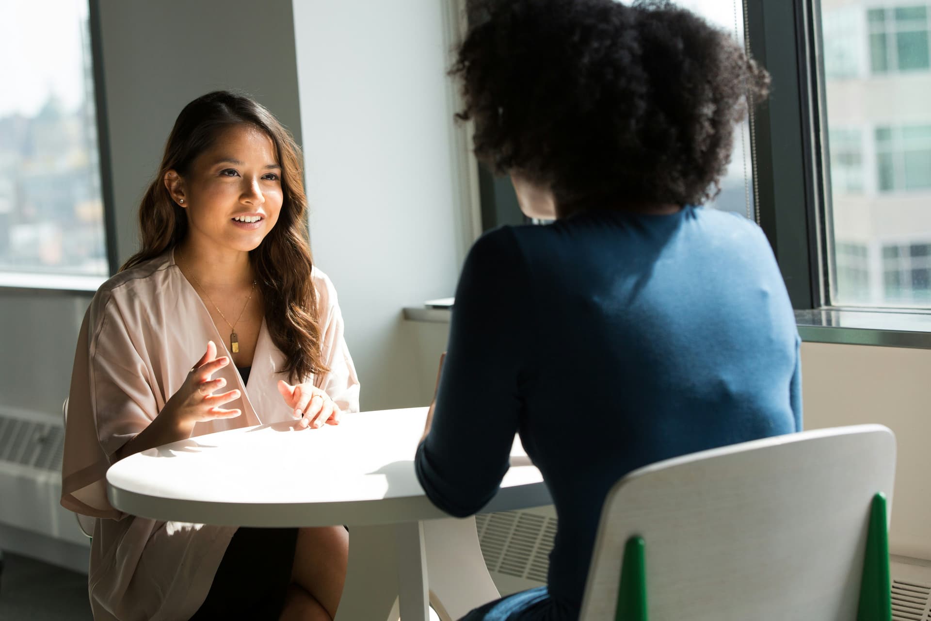 Medical device salesperson being hired