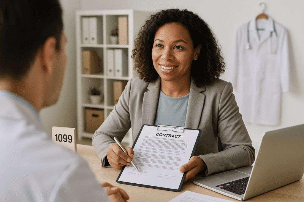 Hiring a 1099 Physician Liaison: A Guide to Part-Time Flex Contracts